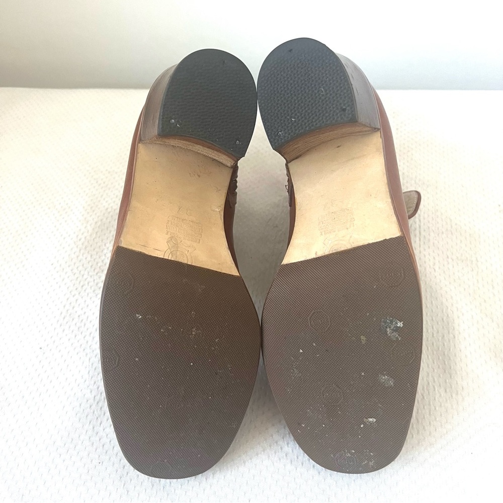 LA SCARPA Brown Genuine 
Leather Ankle Boots with Silver Buckle - Picture 9 of 10